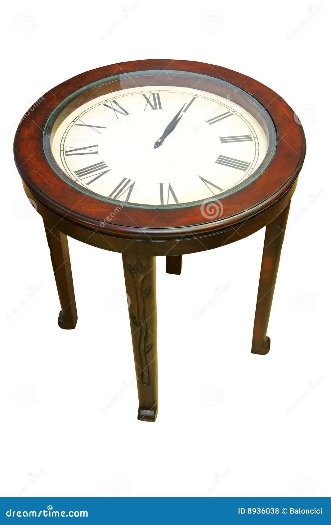 Table Clock,magnifying Glass,pencil And Notebook Written With Today's Agenda On Wooden