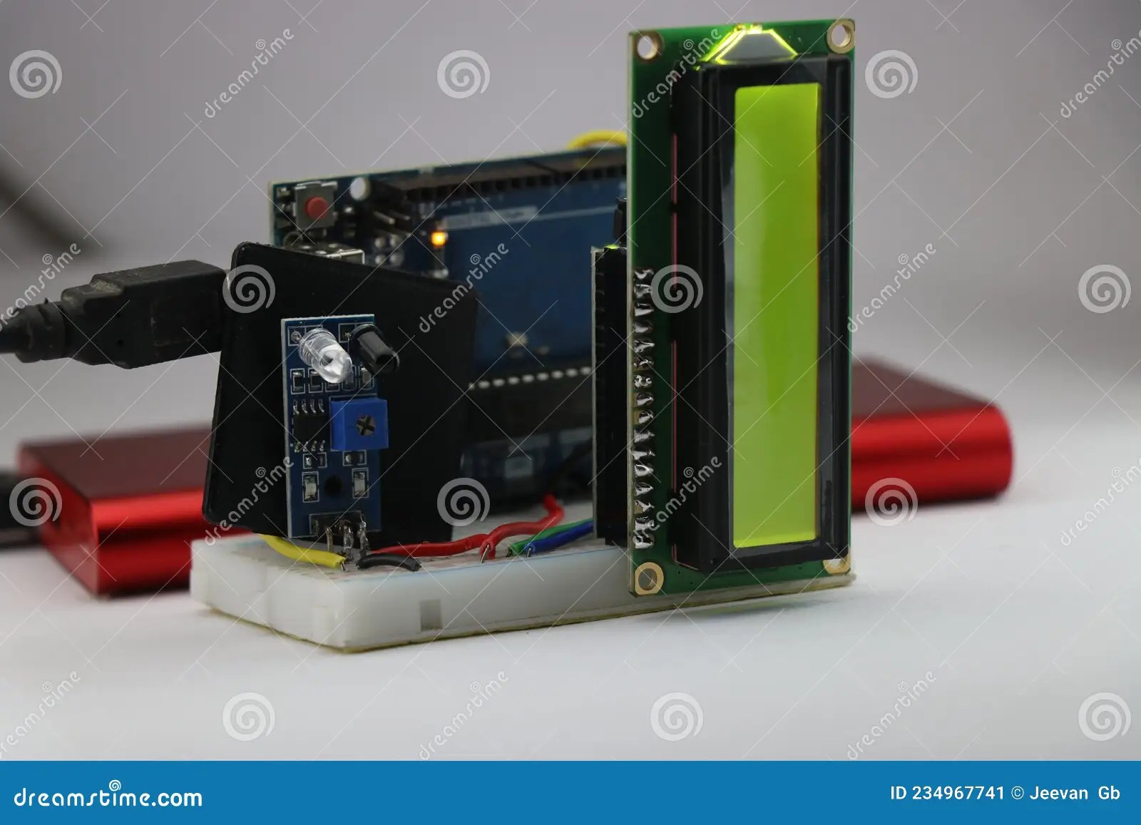 Tachometer Made Using Arduino Microcontroller, LCD Module and IR Sensor