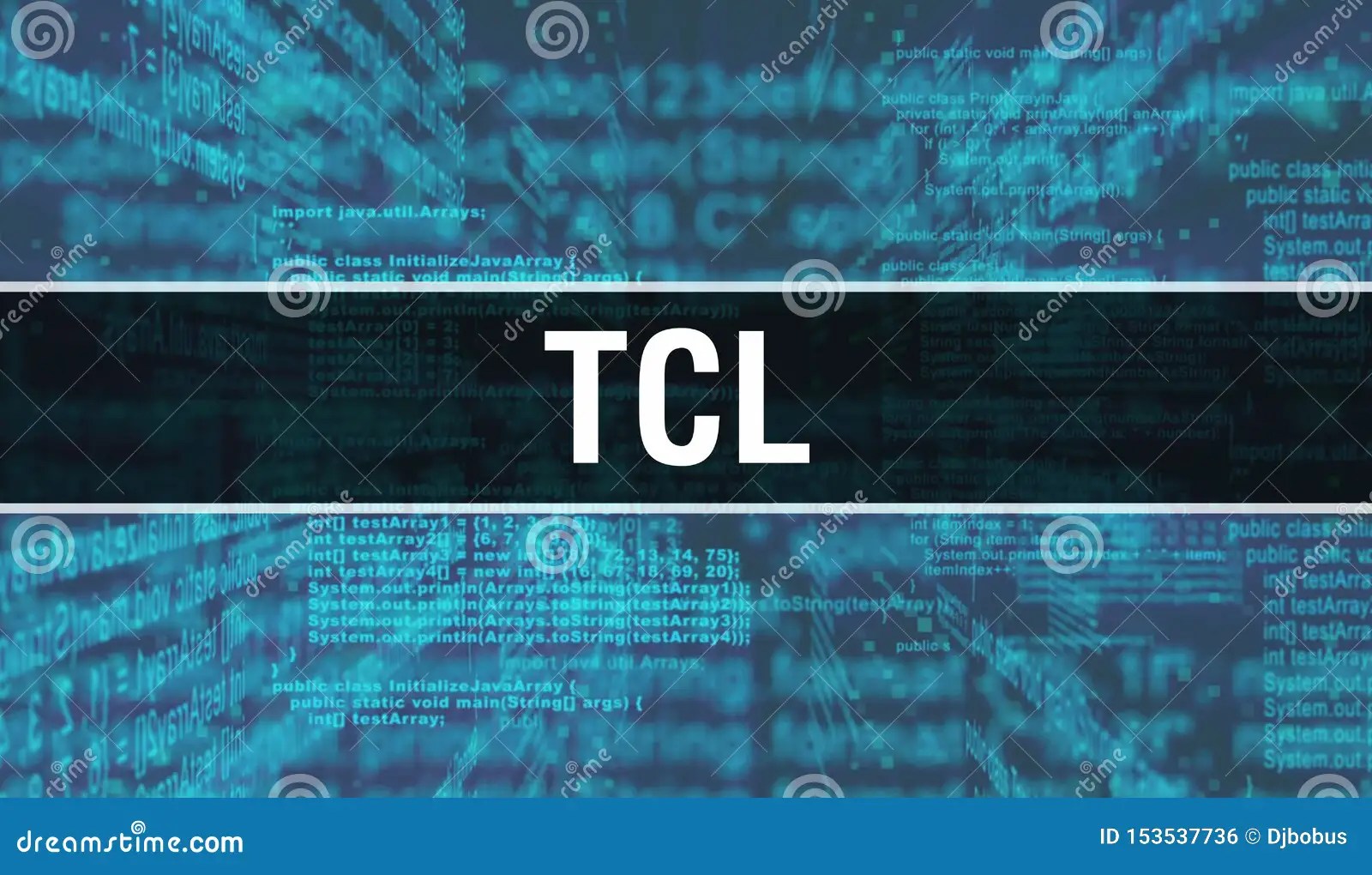 Tcl with Digital Java Code Text. Tcl and Computer Software Coding