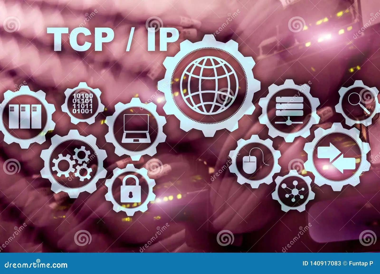 Tcp Ip Networking. Transmission Control Protocol. Technology