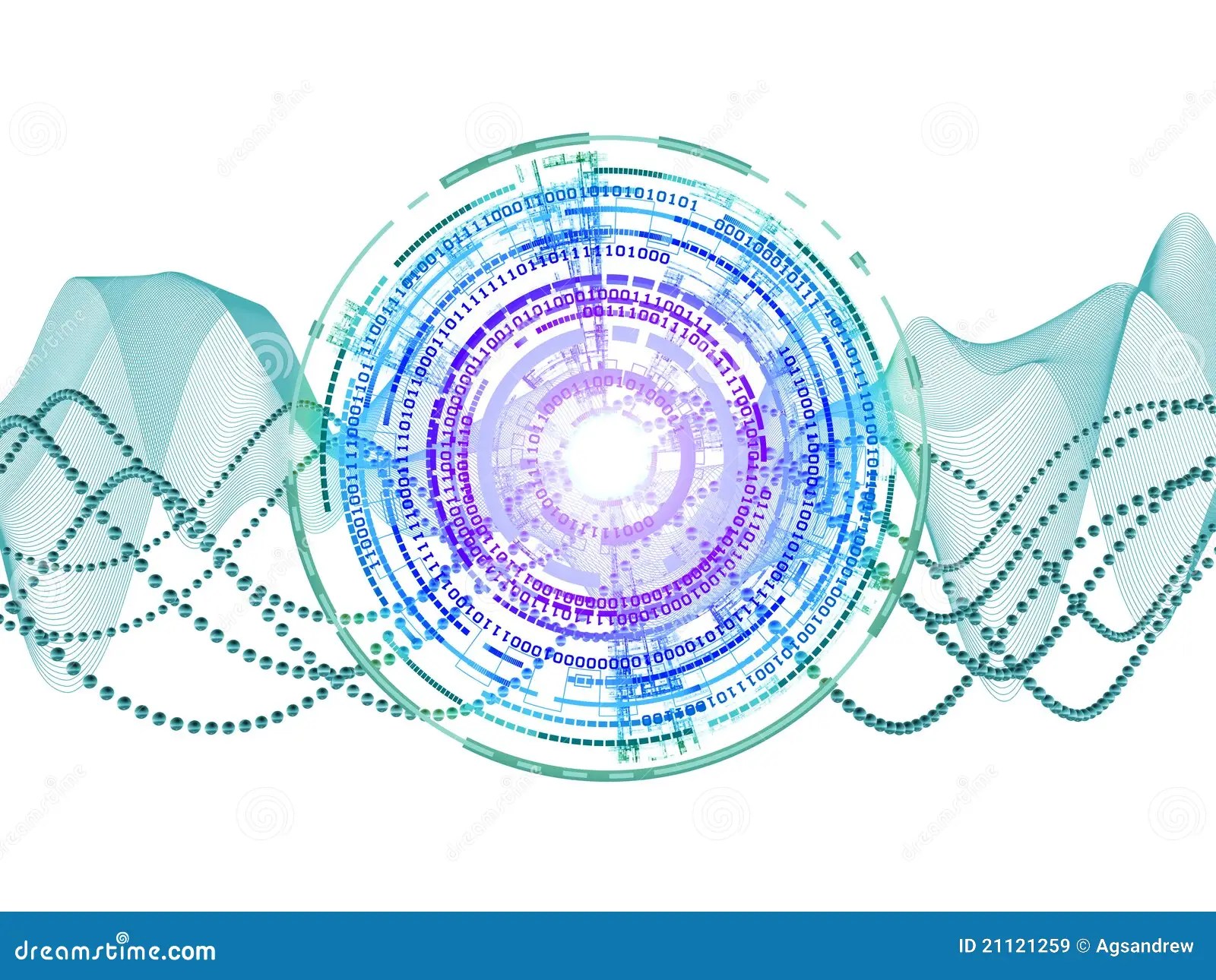 Technology Circle stock illustration. Illustration of movement 21121259