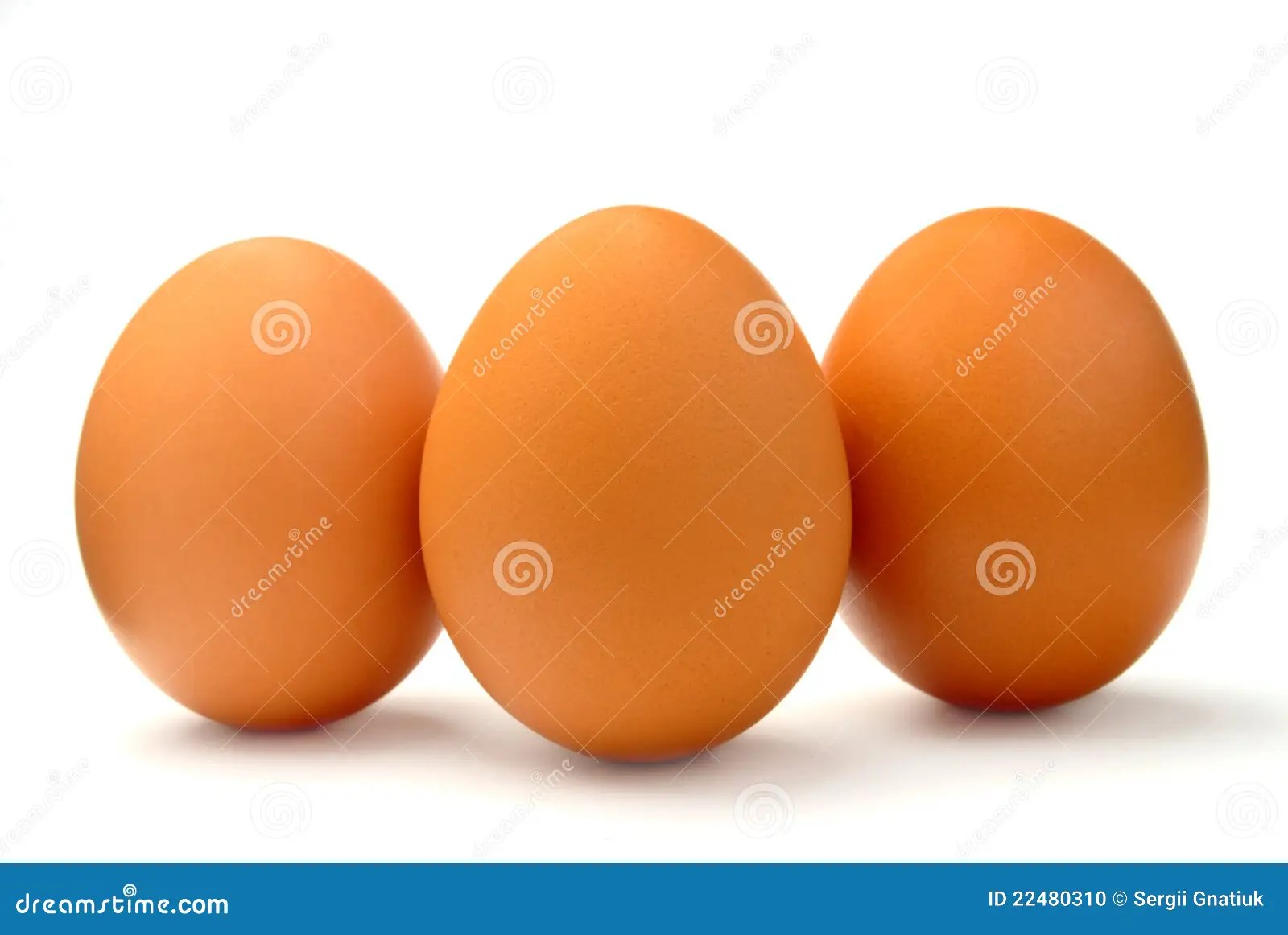 Three eggs stock photo. Image of protein, objects, horizontal 22480310