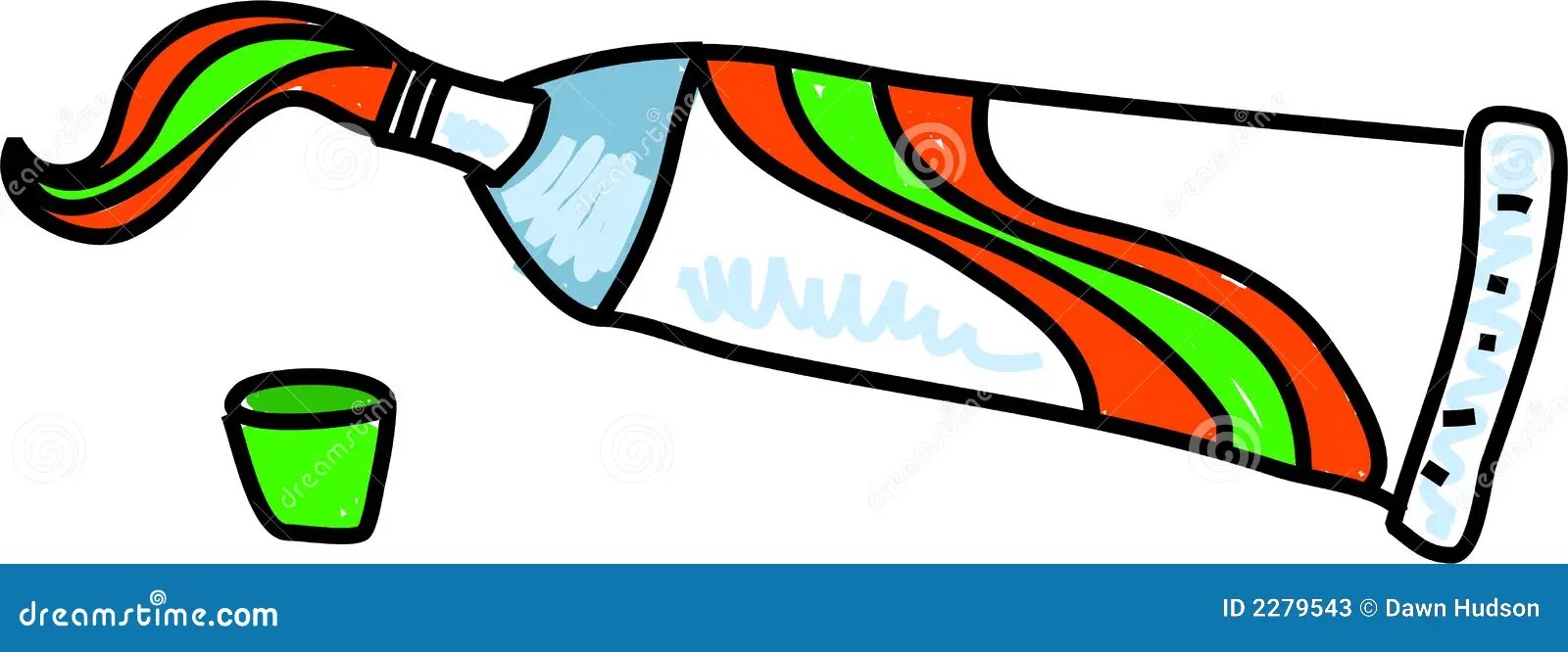 Toothpaste stock vector. Image of graphic, care, paste 2279543