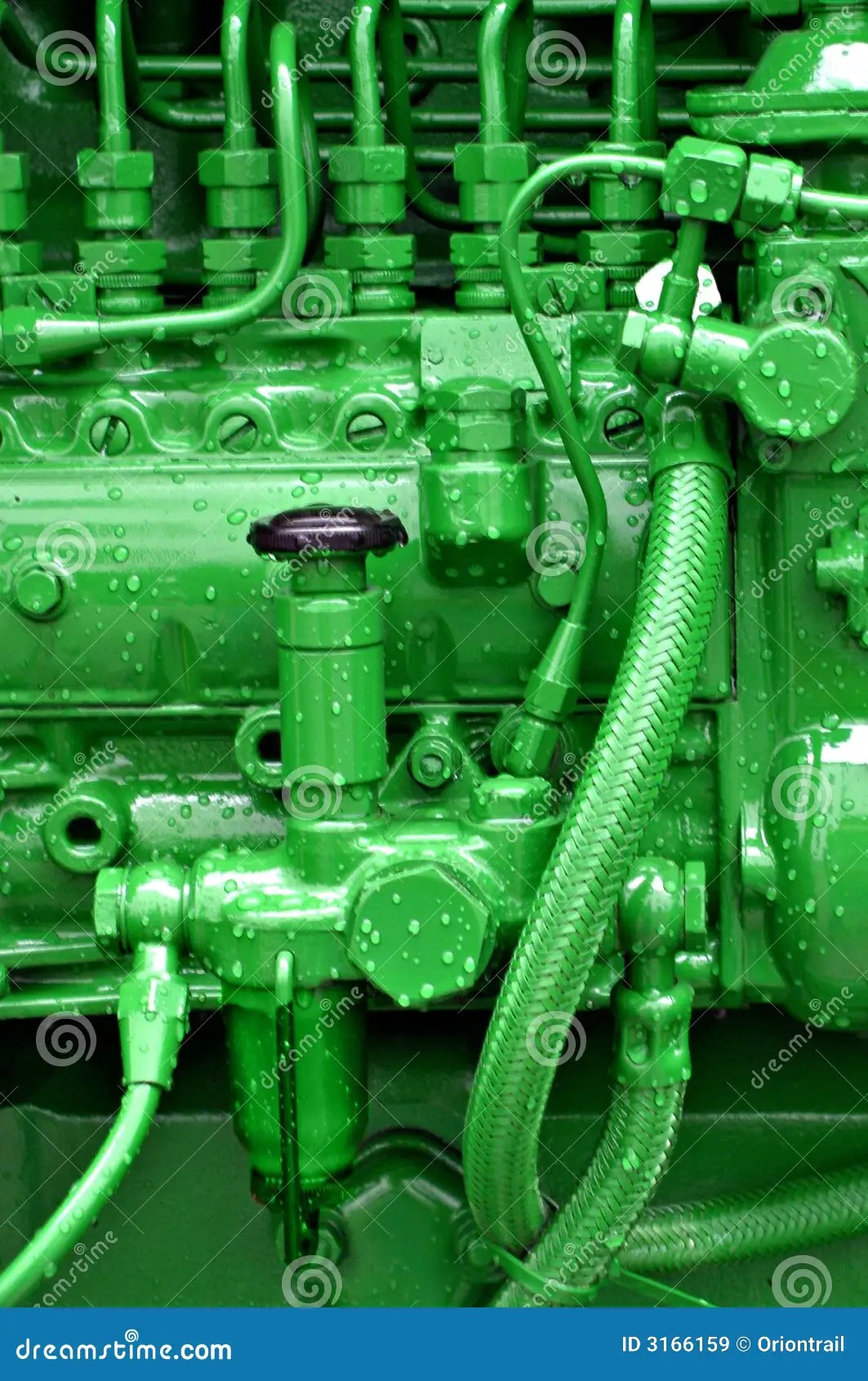 Tractor engine stock image. Image of agriculture, engine 3166159