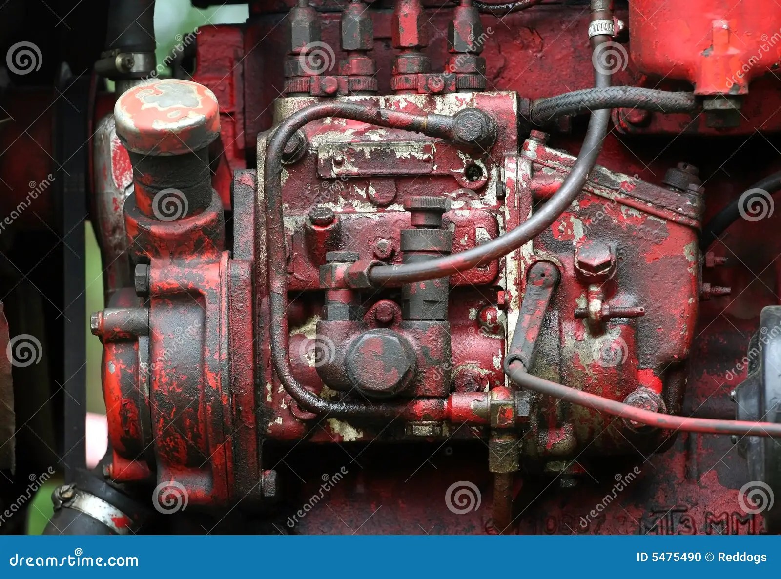 Tractor engine stock photo. Image of benzine, engineering 5475490
