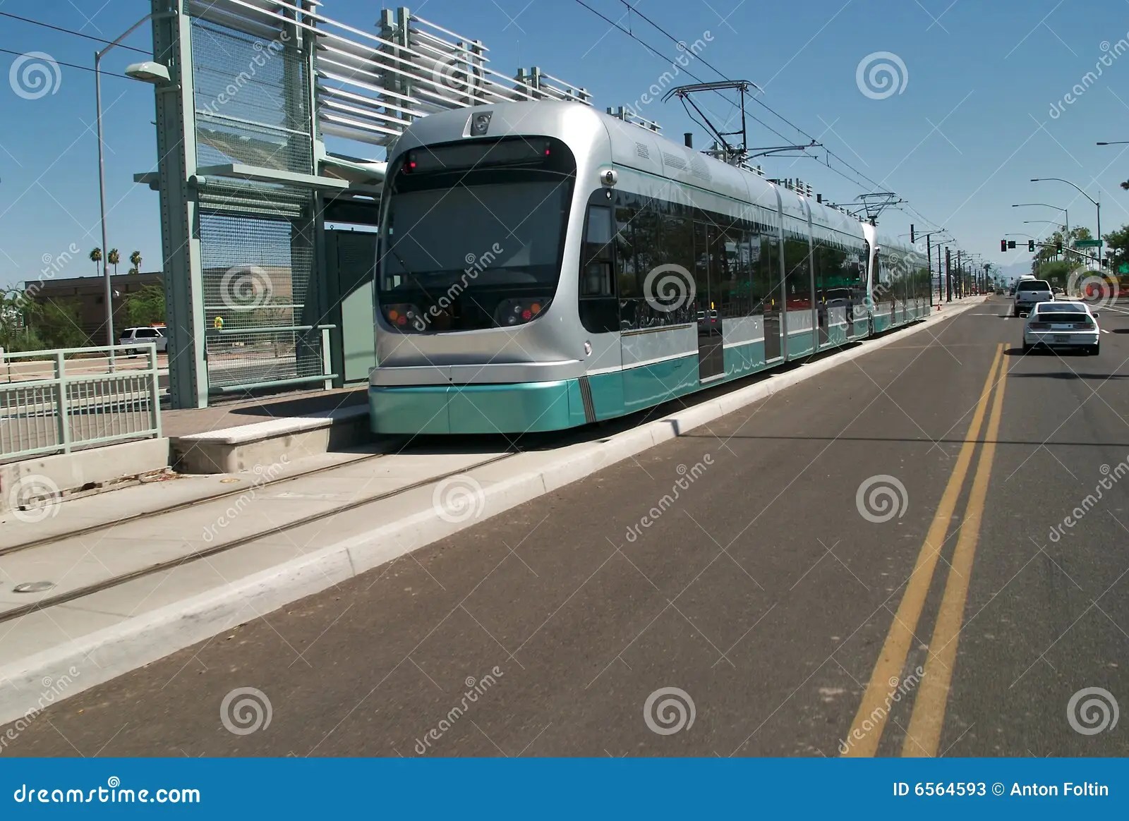Tramway stock image. Image of mode, road, phoenix, tram 6564593