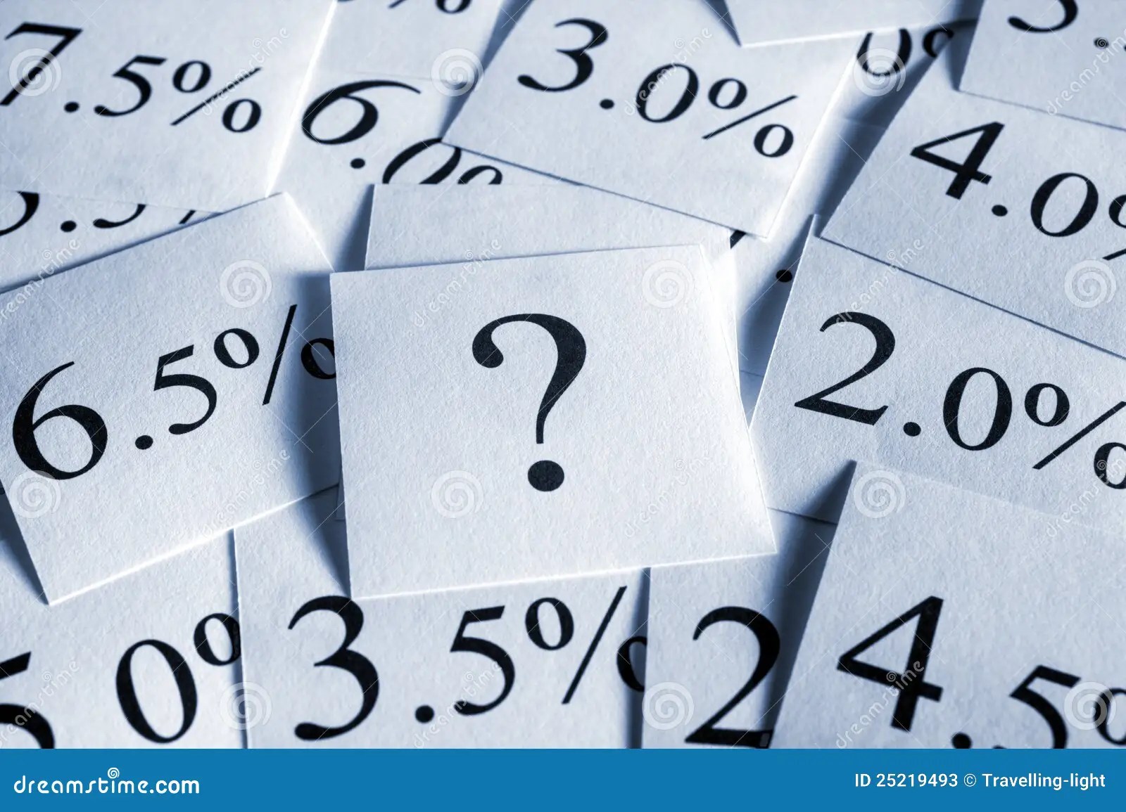 Variable Interest Rate stock image. Image of mark, investment 25219493