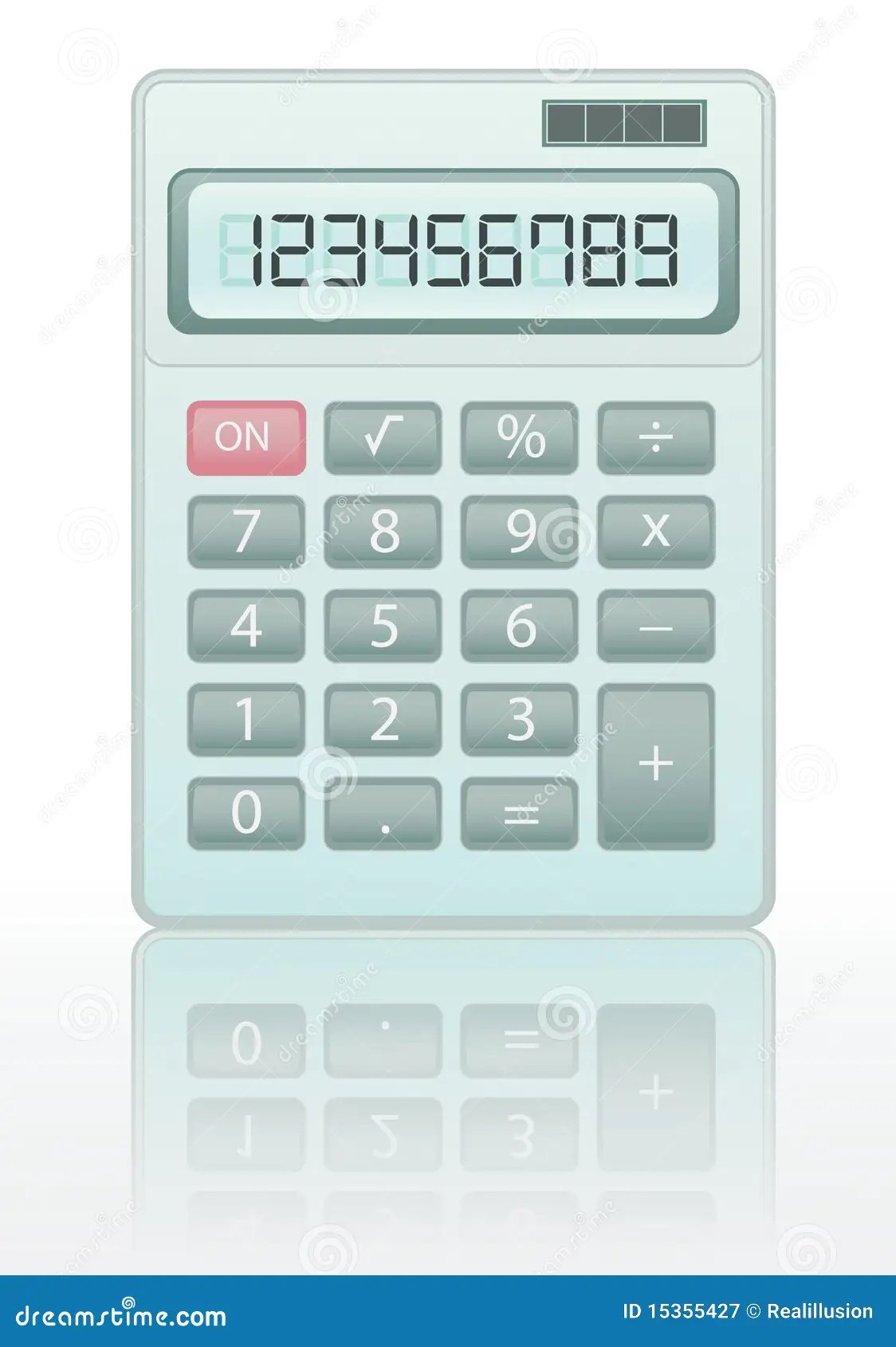 Vector calculator stock vector. Illustration of musical 15355427
