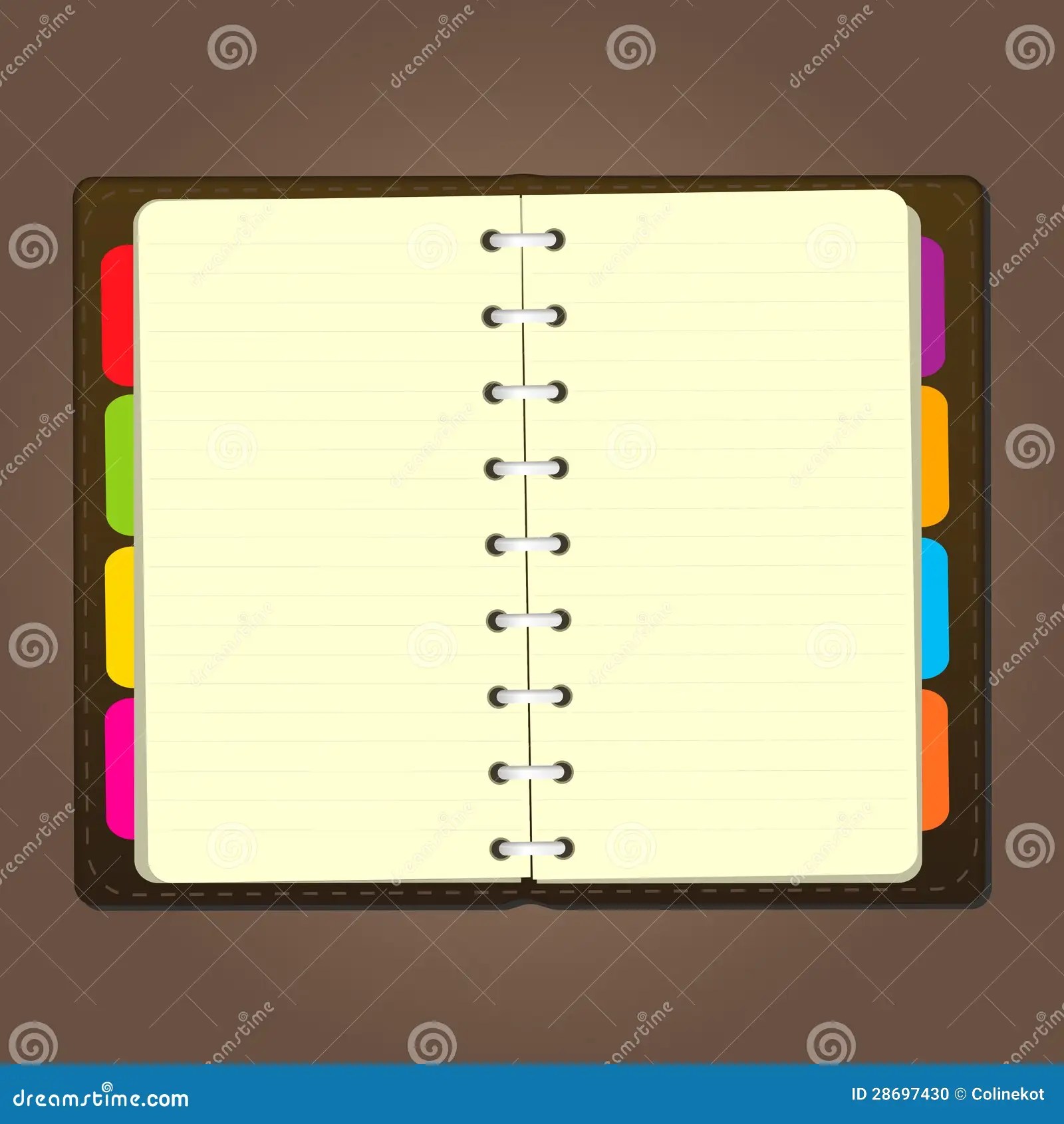 Vector notebook stock illustration. Illustration of eps10 28697430