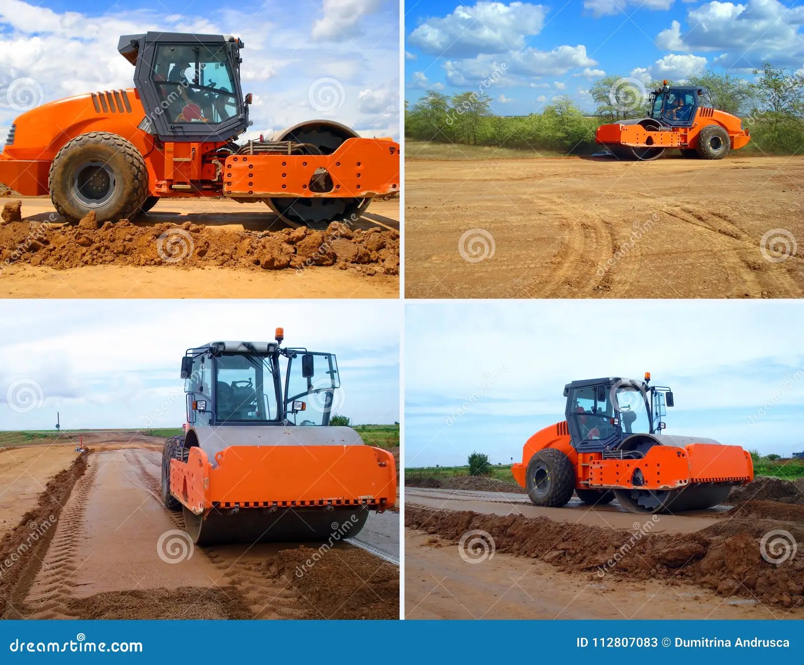 Set of compactor stock image. Image of industrial, pneumatic 112807083