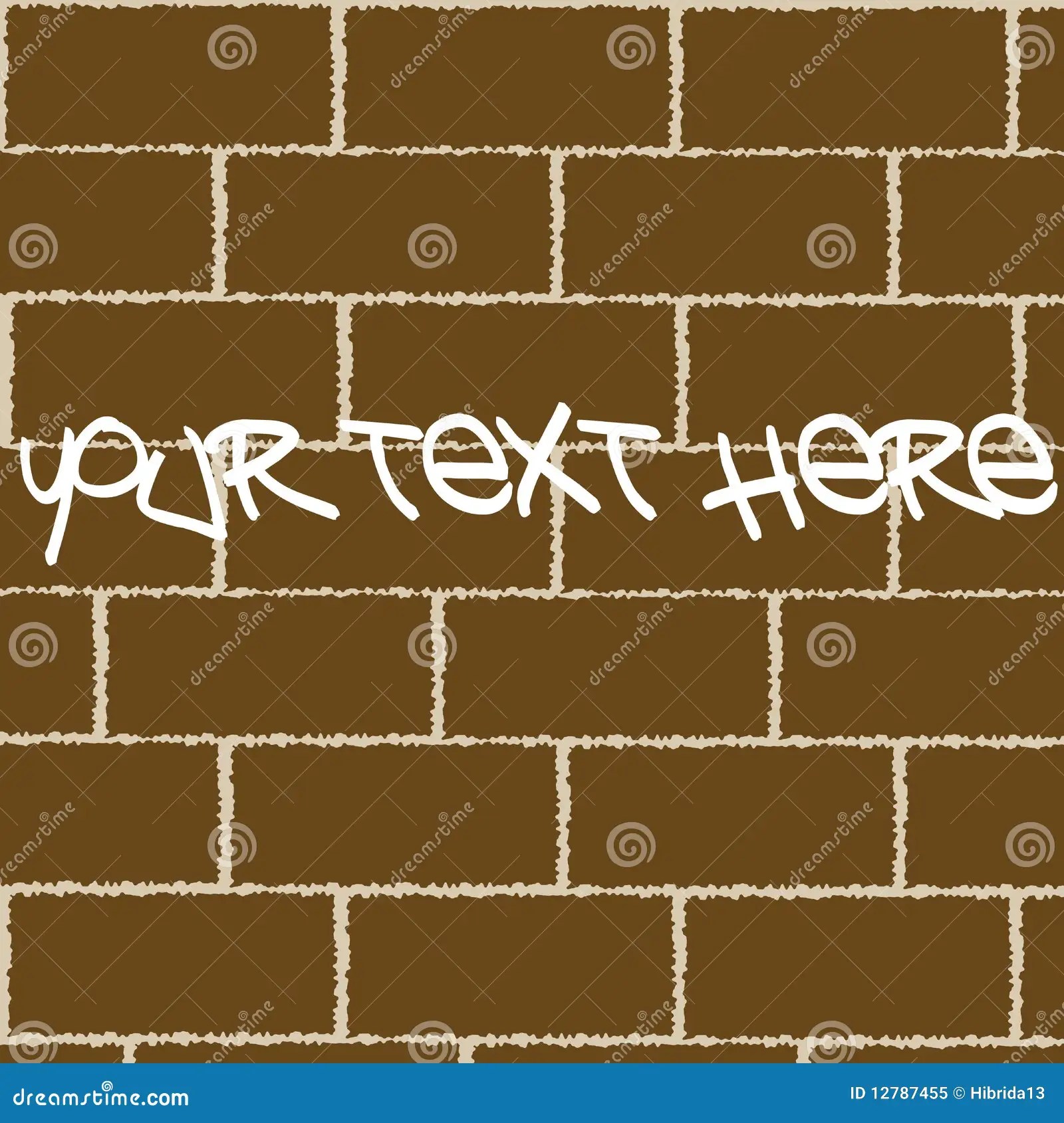 Wall Texture with Sample Text Stock Illustration Illustration of rock, square 12787455