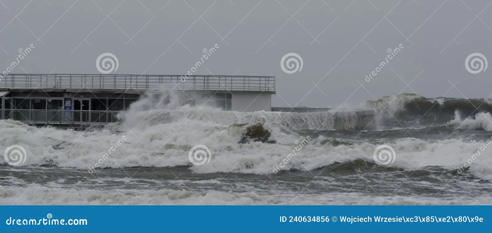 WEATHER in KOLOBRZEG stock photo. Image of coastn, climate 240634856