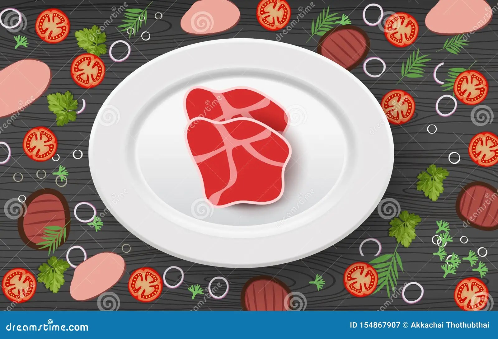 White plate on black table stock image. Image of dinner 154867907