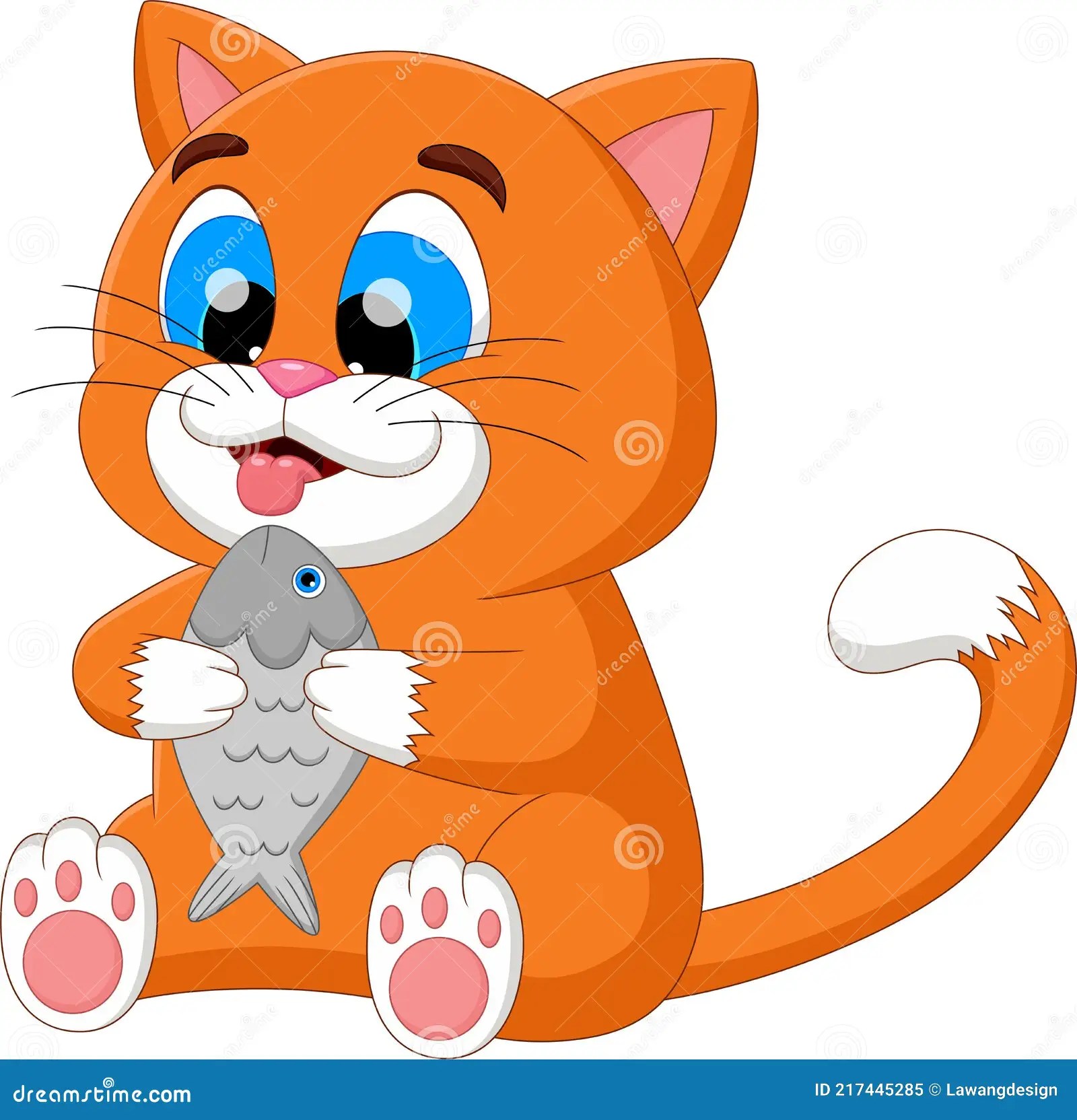 Cat Eating Fish Stock Illustrations 369 Cat Eating Fish Stock Illustrations, Vectors & Clipart