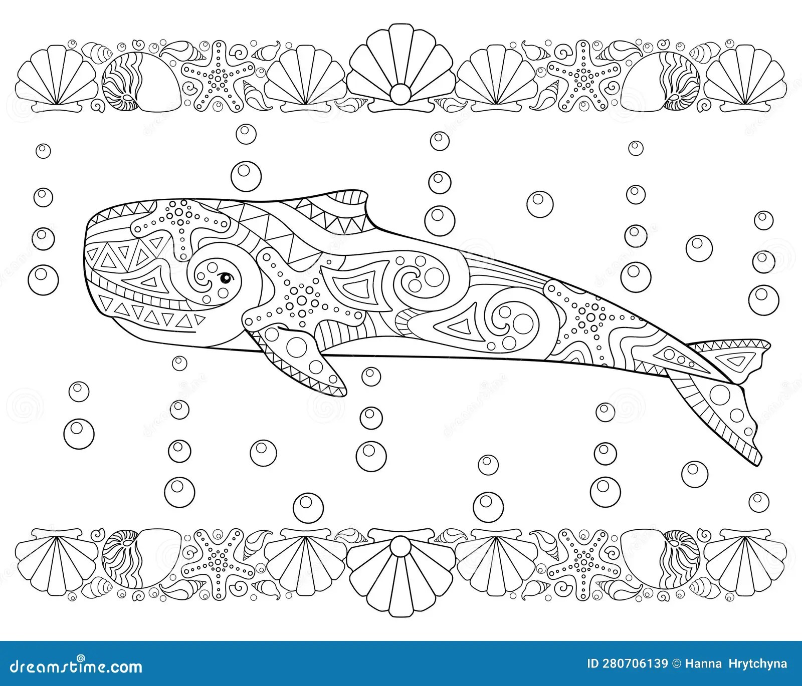 Sperm Whale Coloring Pages
