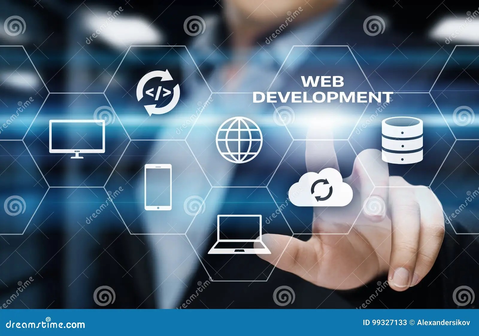 Web Development Coding Programming Technology Business Concept