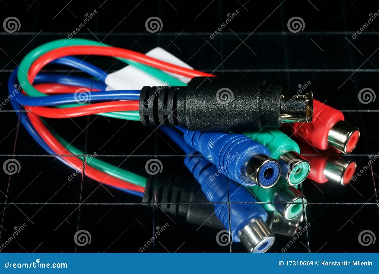 Wire for the computer stock image. Image of component 17310669