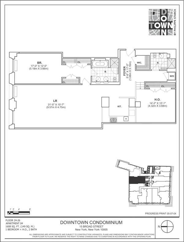 15 Broad Street New York Condo Loft For Sale 15 Broad Apartment 2704