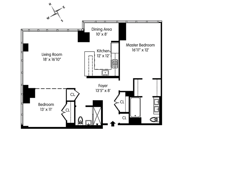 Orion Condo 350 West 42nd St 2 Beds Apartment For Sale Midtown West NYC