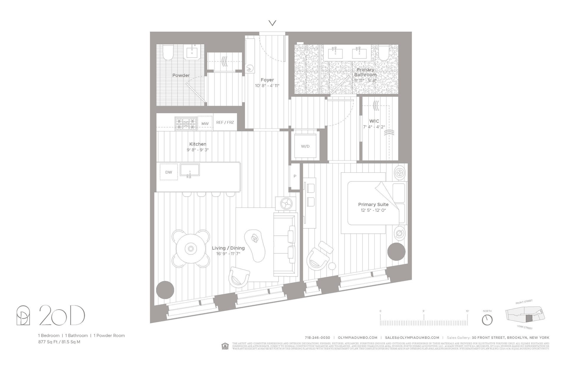 30 Front Street, Brooklyn, New York, 11201 1 BR for sale, apartment