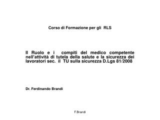 Ppt - Corso Di Formazione Per Gli Rls Powerpoint Presentation, Free Download - Id:3505332 240_x_320_jpg