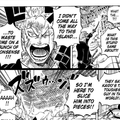 Speculations Why Zoro's only opponent in this arc is Kaido and why he