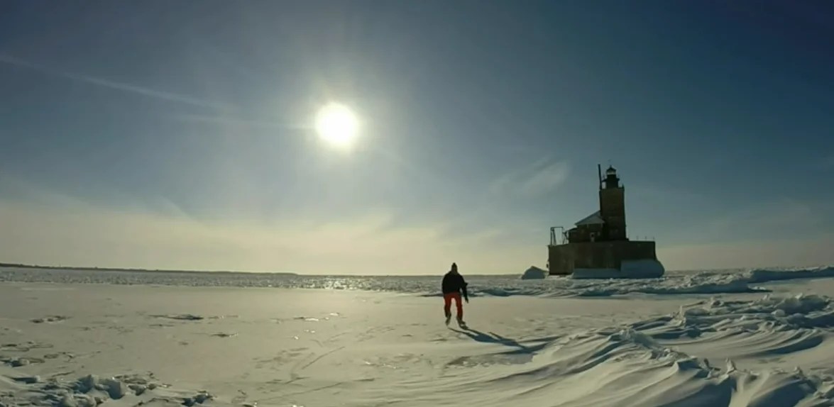Port Austin Lighthouse In The Winter