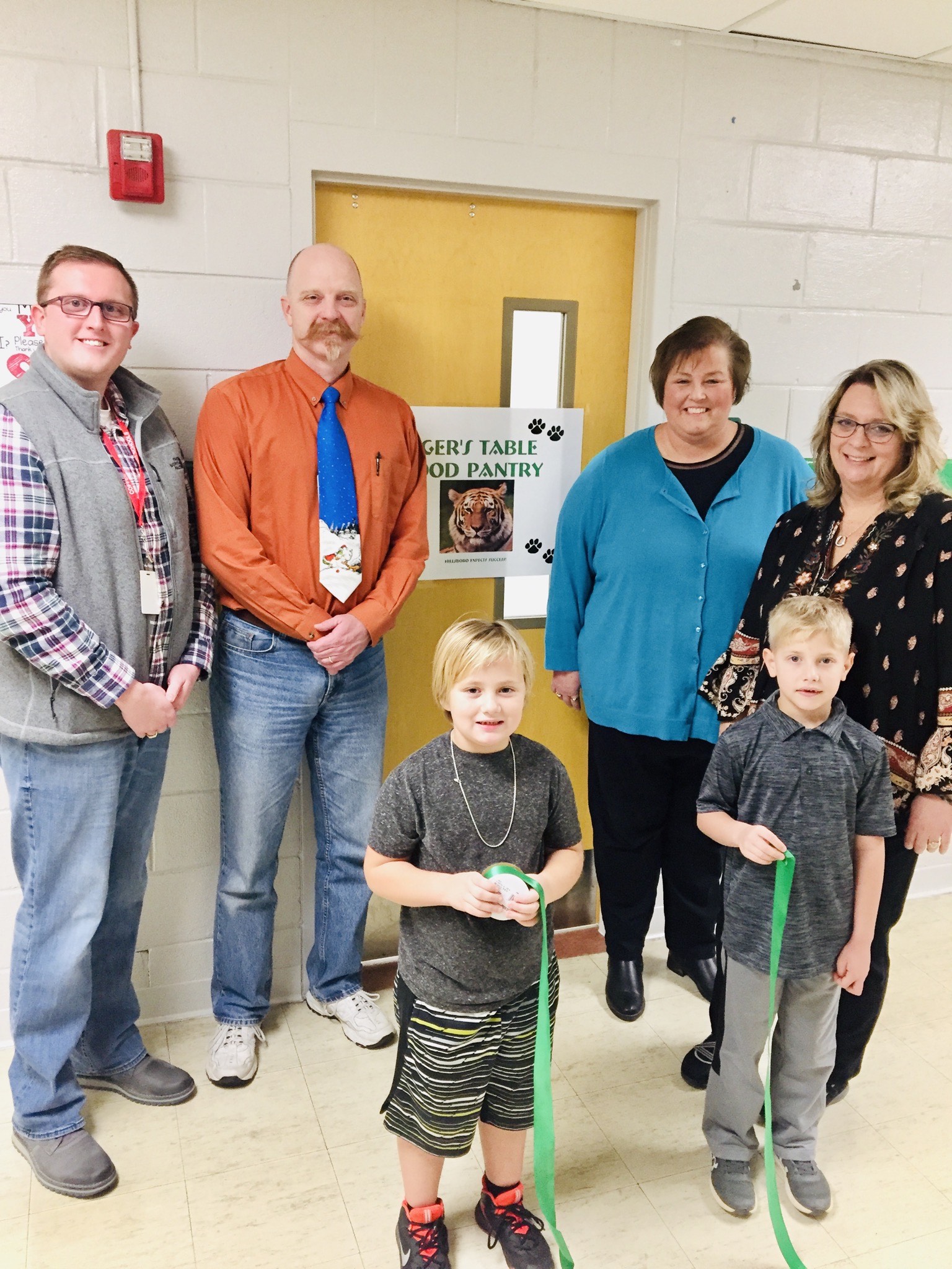 Hillsboro Elementary School opens 'Tiger’s Table Food Pantry' Thunder
