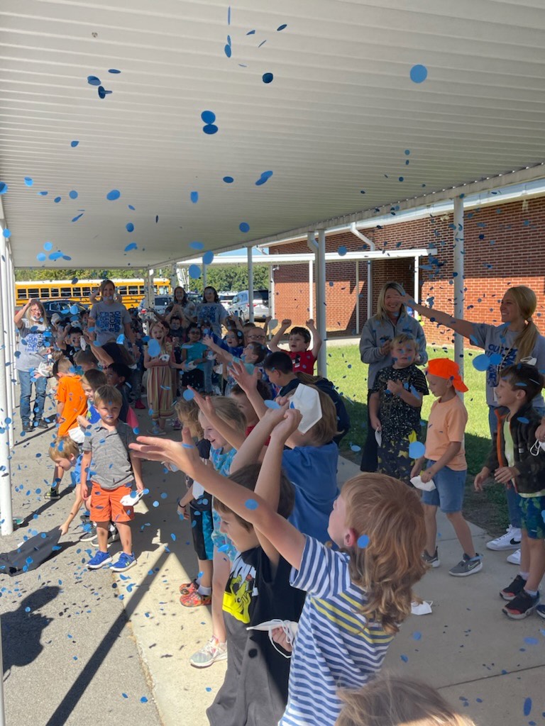 North Coffee Elementary staff and students celebrate 'Reward School