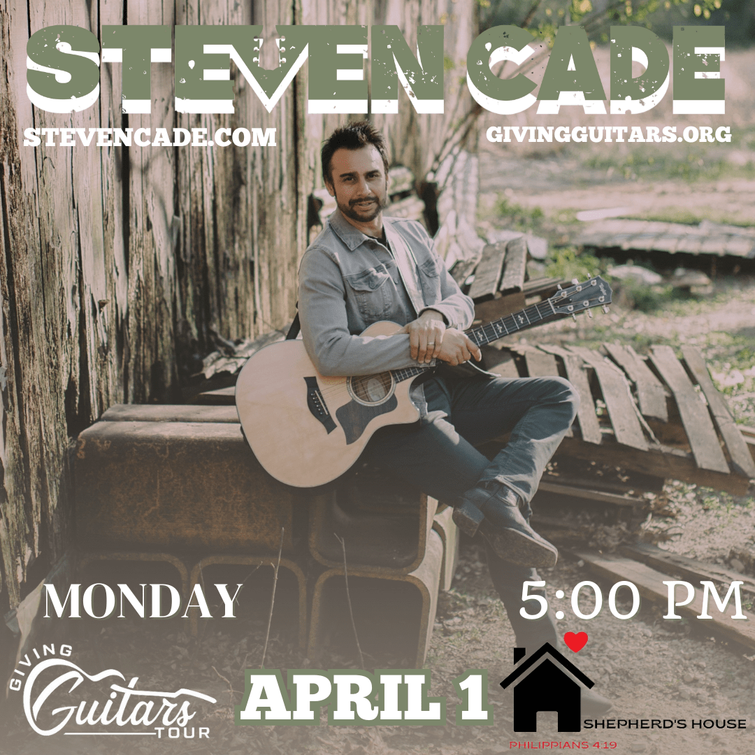 Country Music Artist and Grammy Nominee Steven Cade’s Giving Guitars