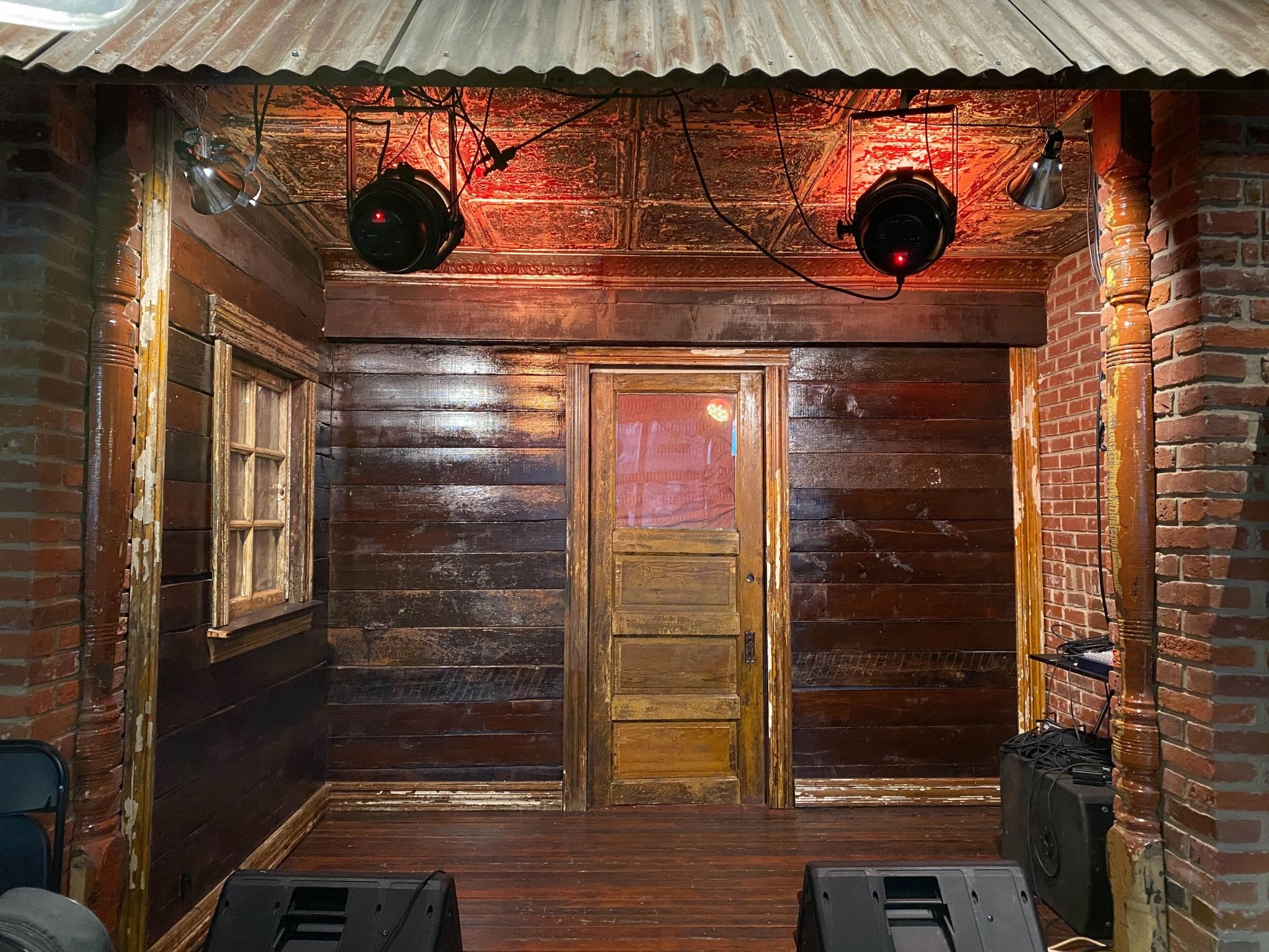 Front Porch Stage Thunderbird Music Hall Lawrenceville's historic