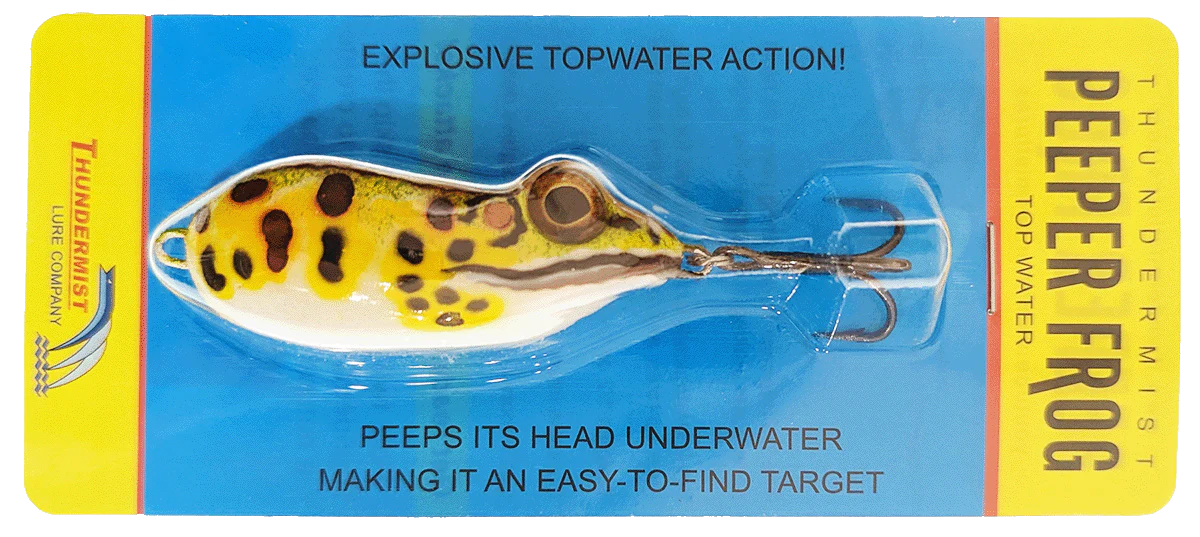 Peeper Frog Top Water Lure Thundermist Lure Company