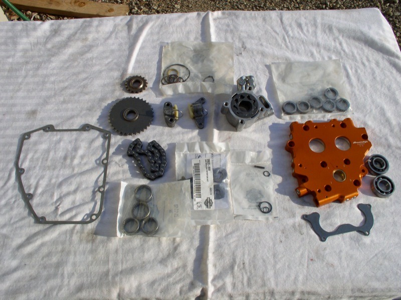Screamin' Eagle Hybrid Cam Plate and High Volume Oil Pump Kit install