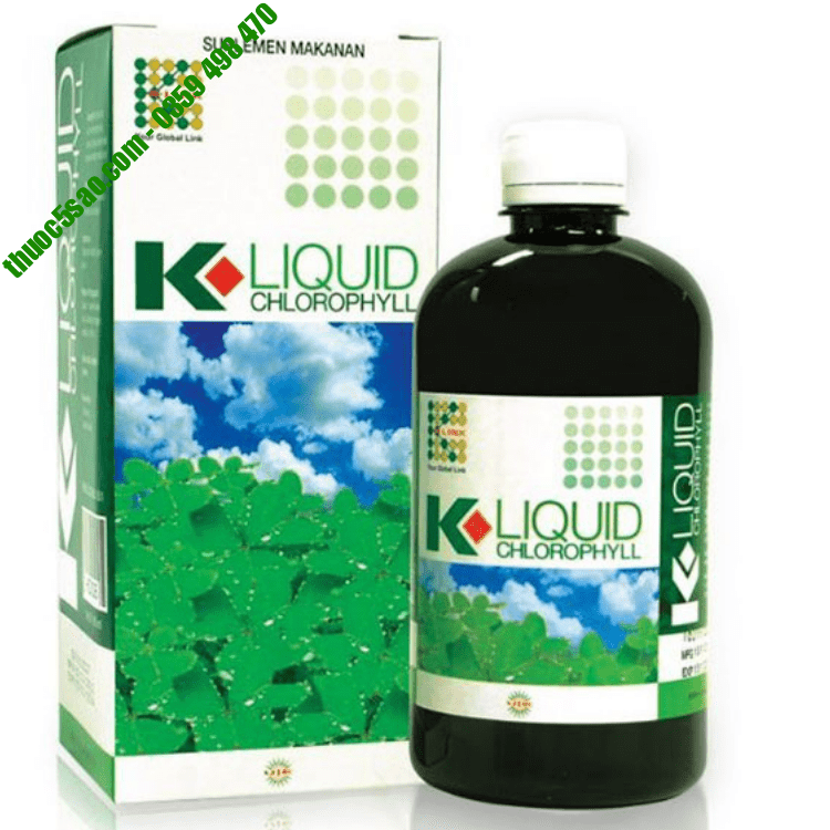 [GIÁ GỐC] KLiquid Chlorophyll thanh lọc, giải độc cơ thể, chai 500ml