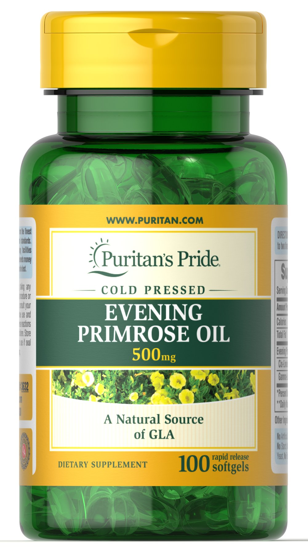Evening Primrose Oil 500 Mg Bảo Vệ Sức Khỏe Lọ 100 Viên