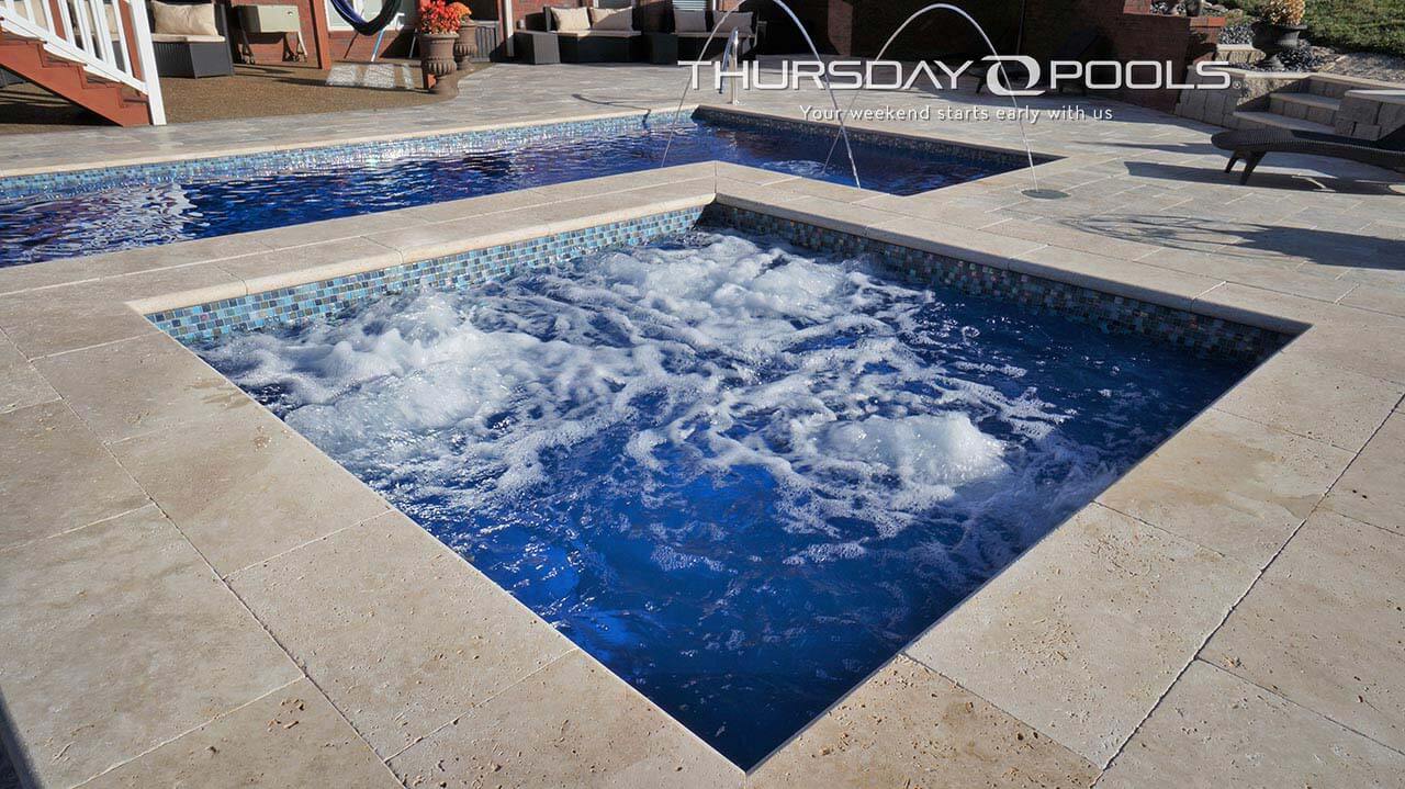 Spa Fiberglass Pool Design Thursday Pools