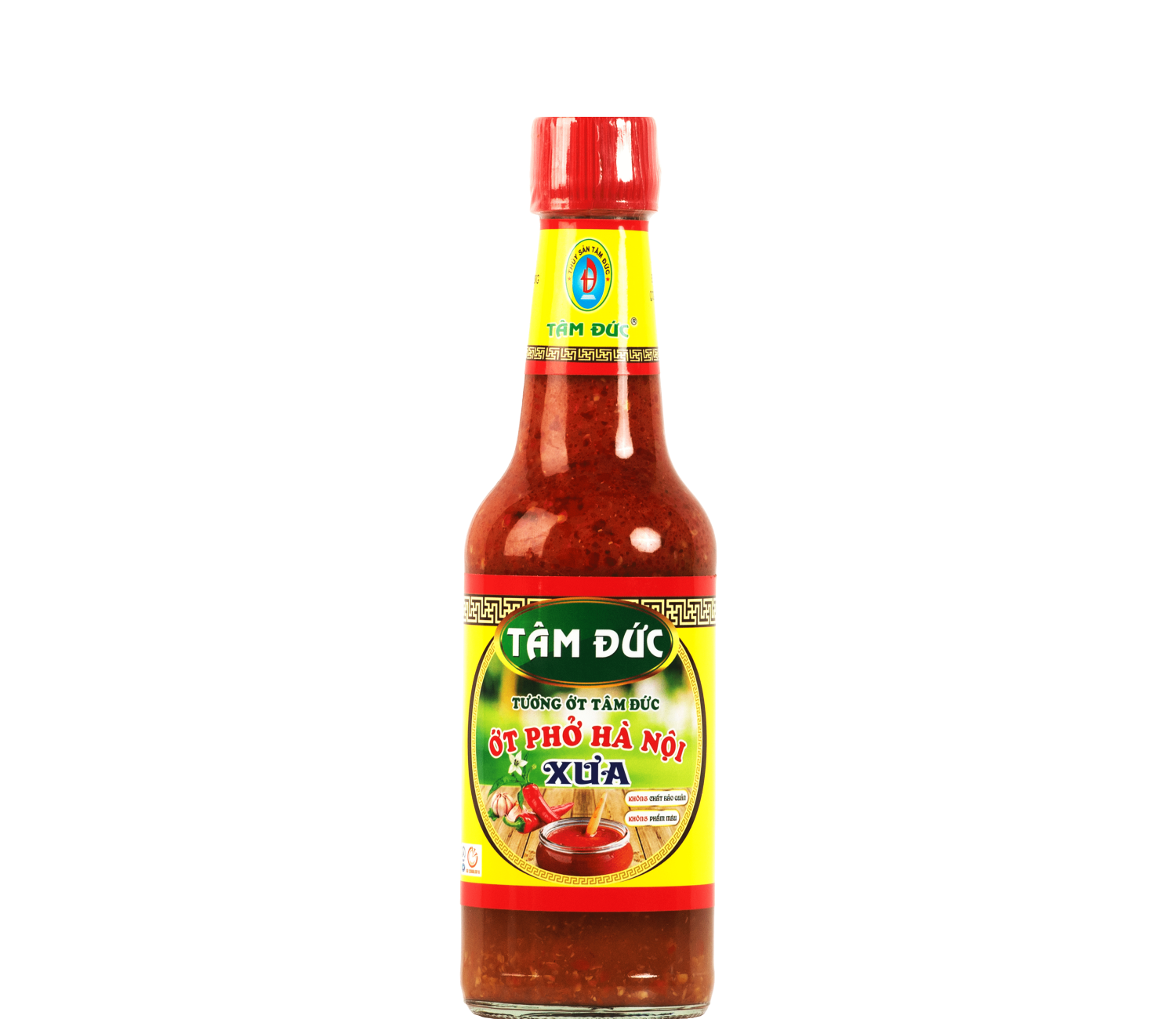 Hanoi chili sauce for Pho Glass bottle
