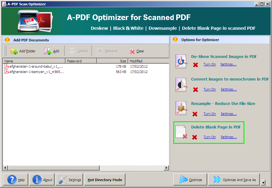 Remove blank PDF pages with APDF Scan Optimizer Travis' Blog