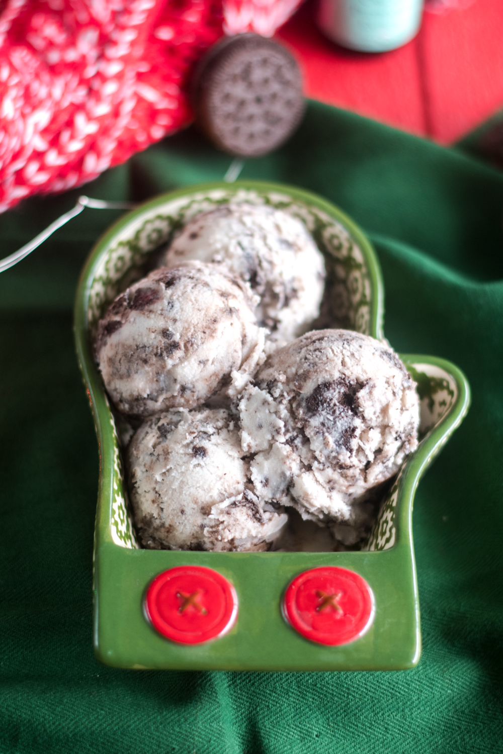 Candy Cane JoeJoe Vegan Ice Cream Thyme & Love