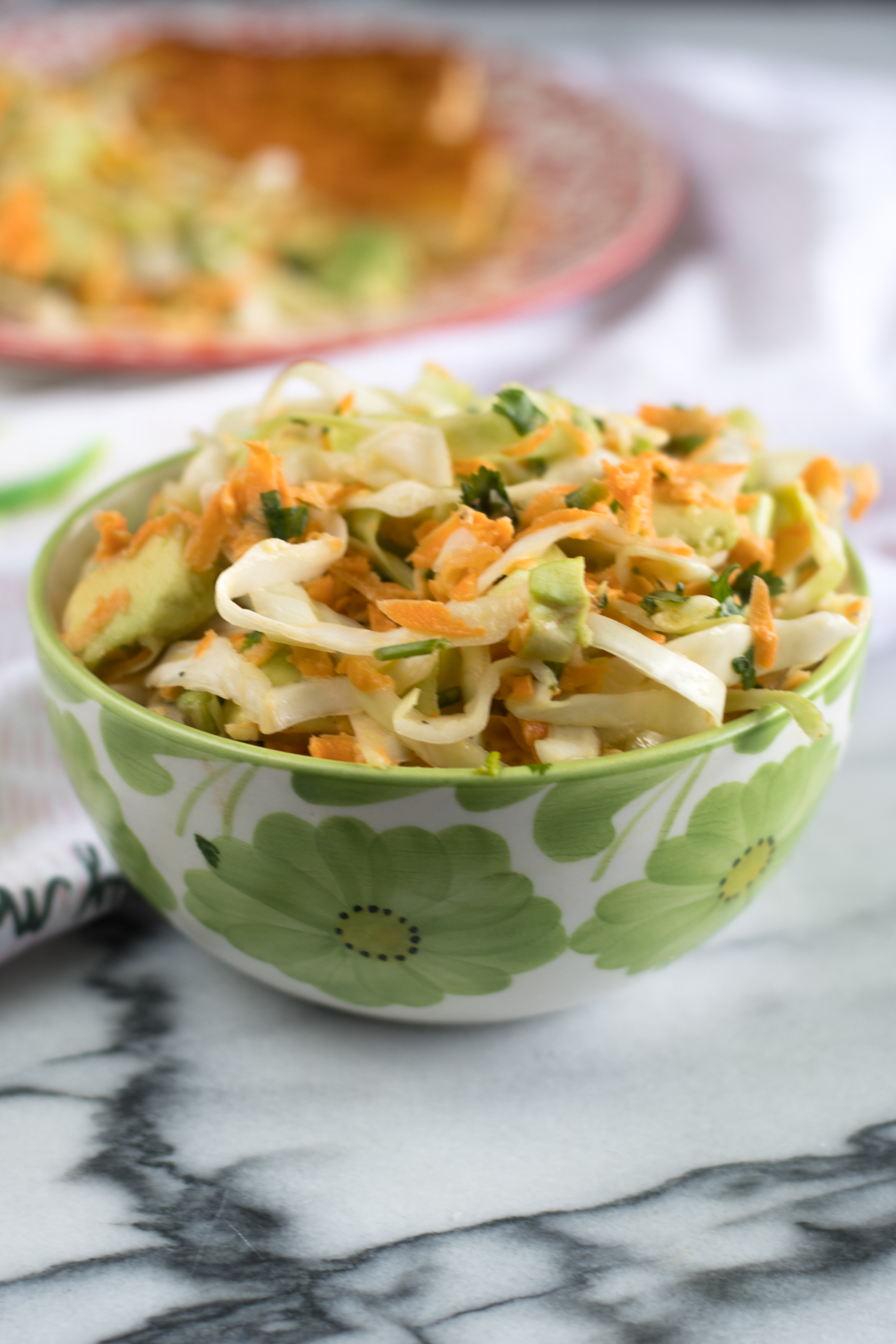 Mexican Cabbage and Avocado Salad Thyme & Love