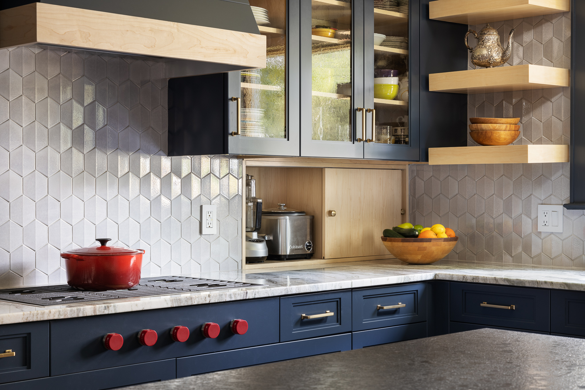 Hale the Navy Kitchen Thyme & Place Design