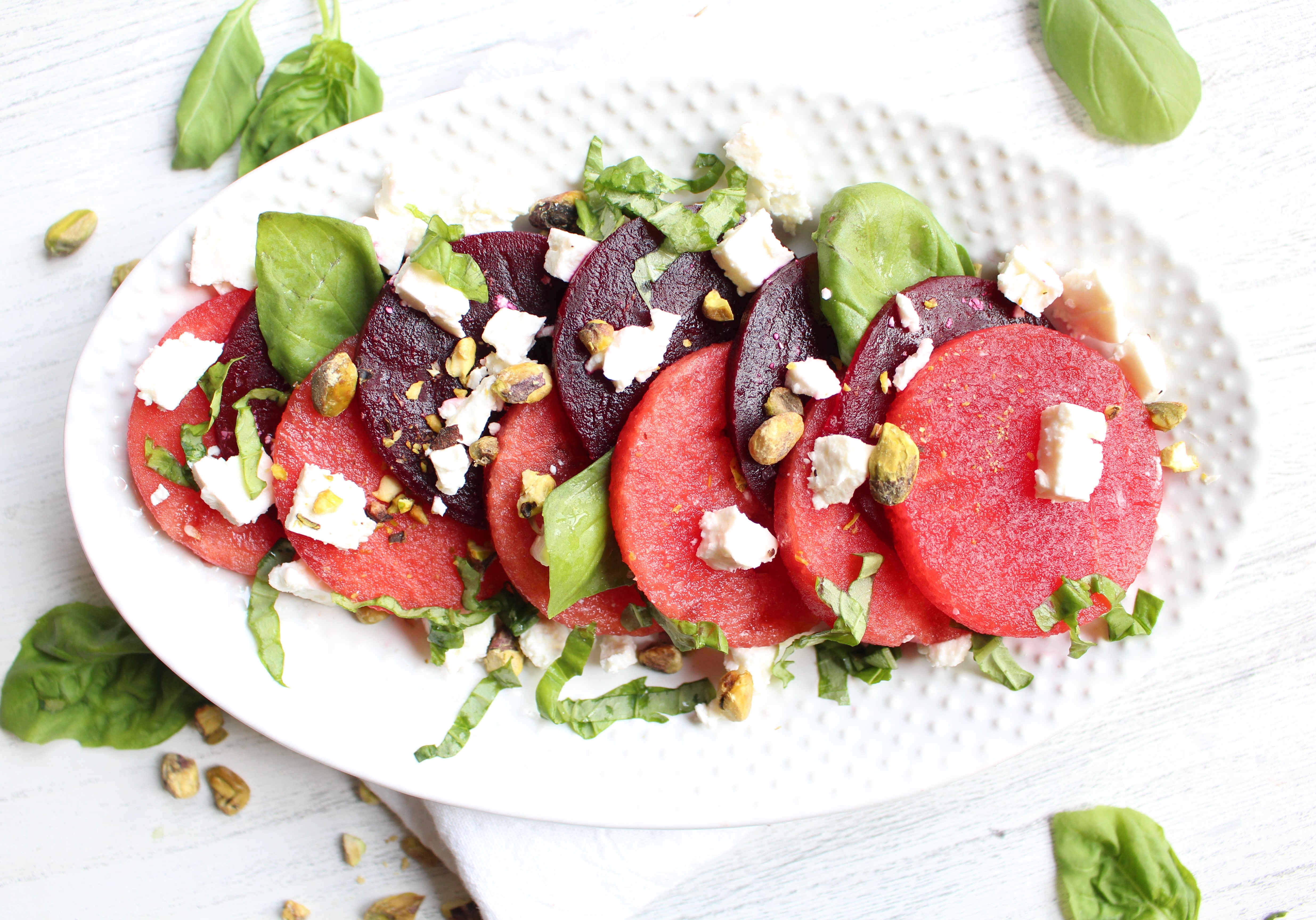 Roasted Beet and Watermelon Salad thyme & toast