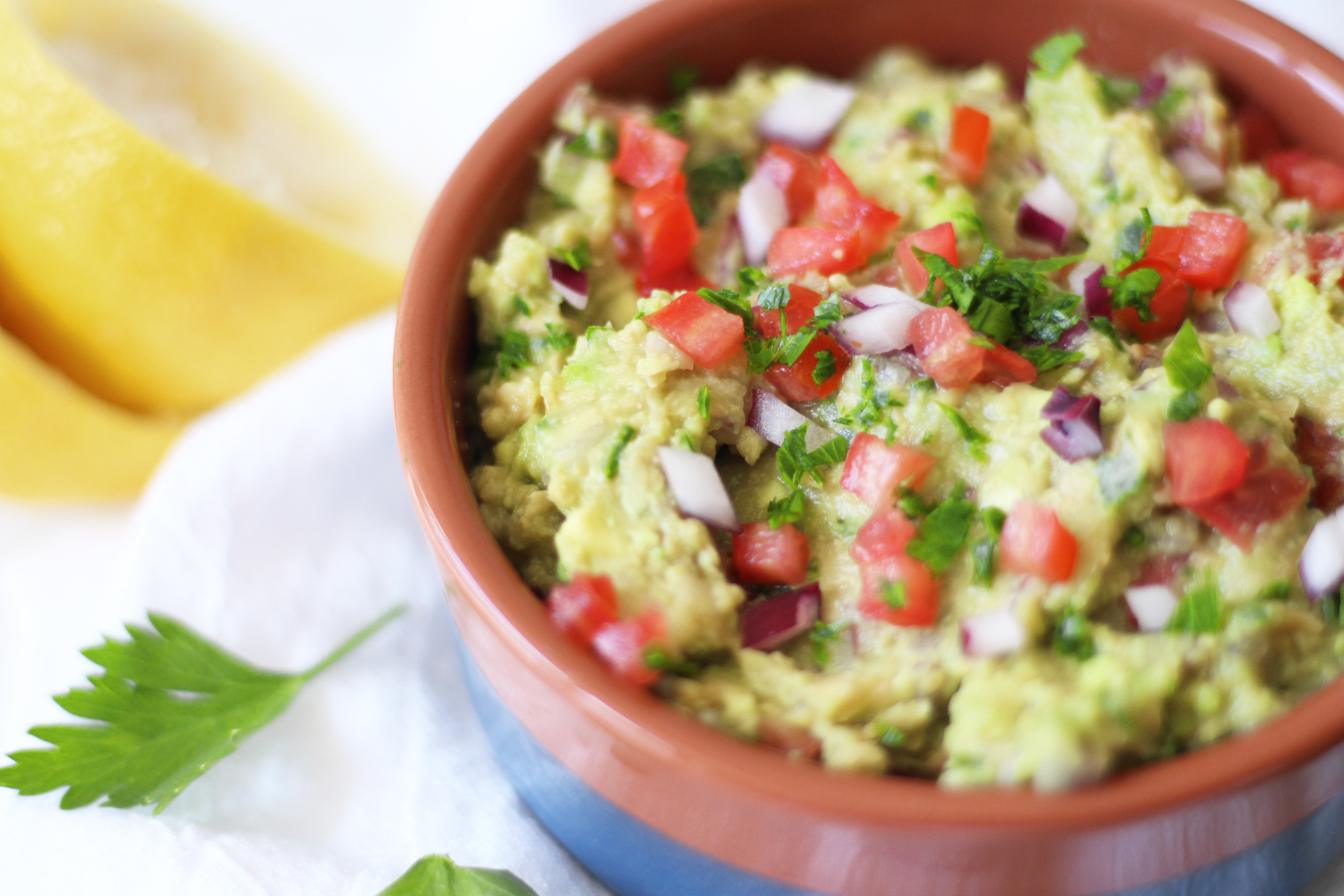 Mediterranean Chickpea Guacamole thyme & toast