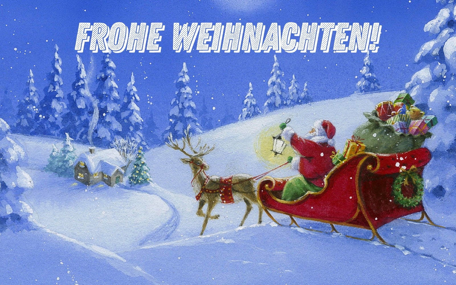 Frohe Weihnachten Bilder. 60 Grußkarten für Weihnachten