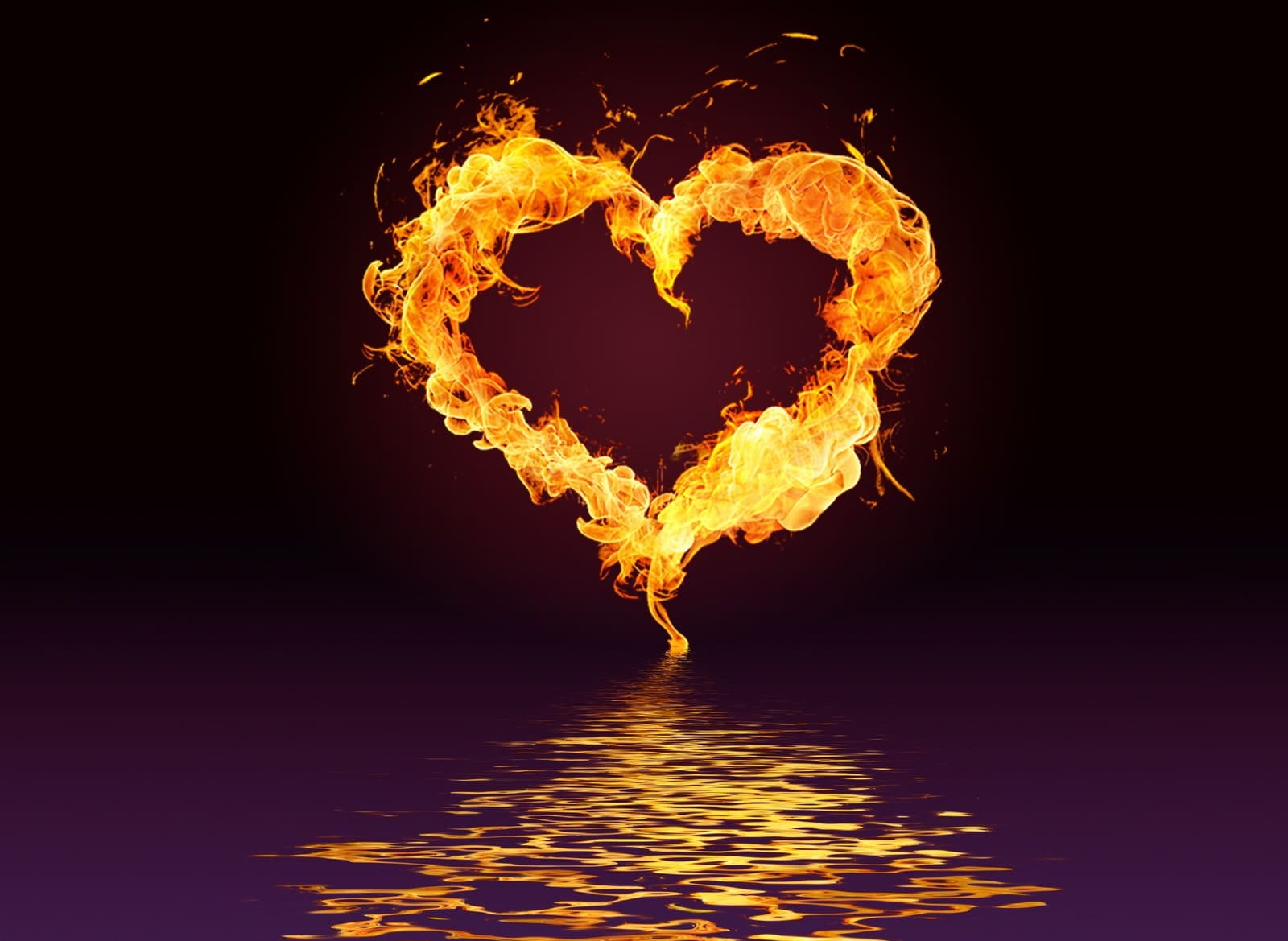 сердце нарисованное кровью