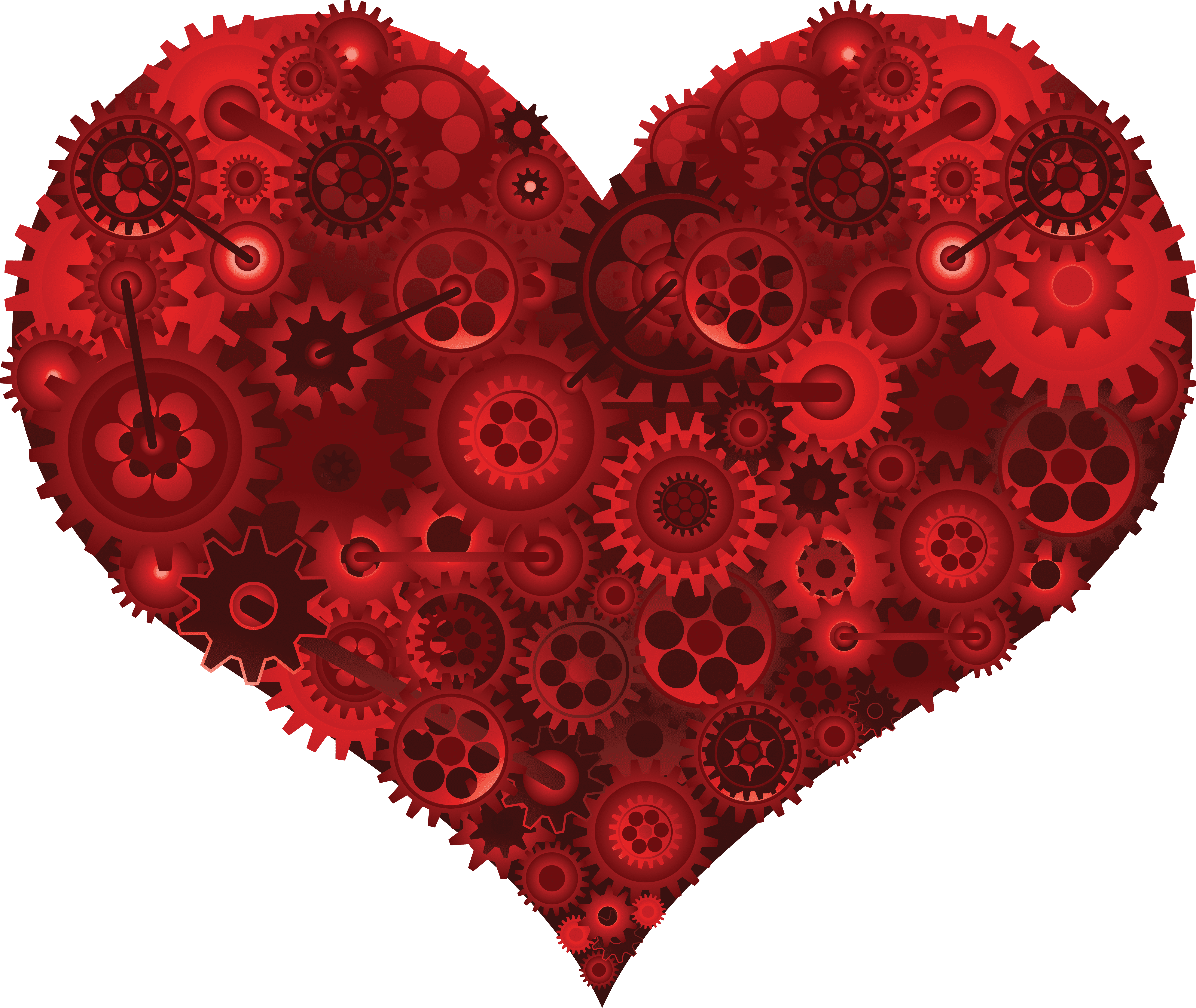 нарисованное сердце на прозрачном фоне