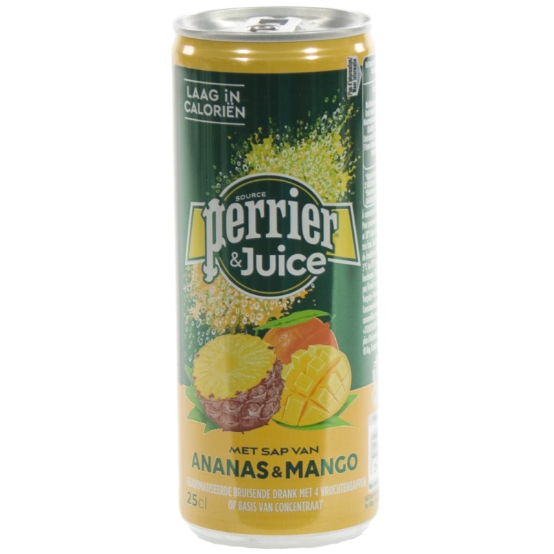 Perrier Limonade BLIK ananas & mango 25 cl Blik