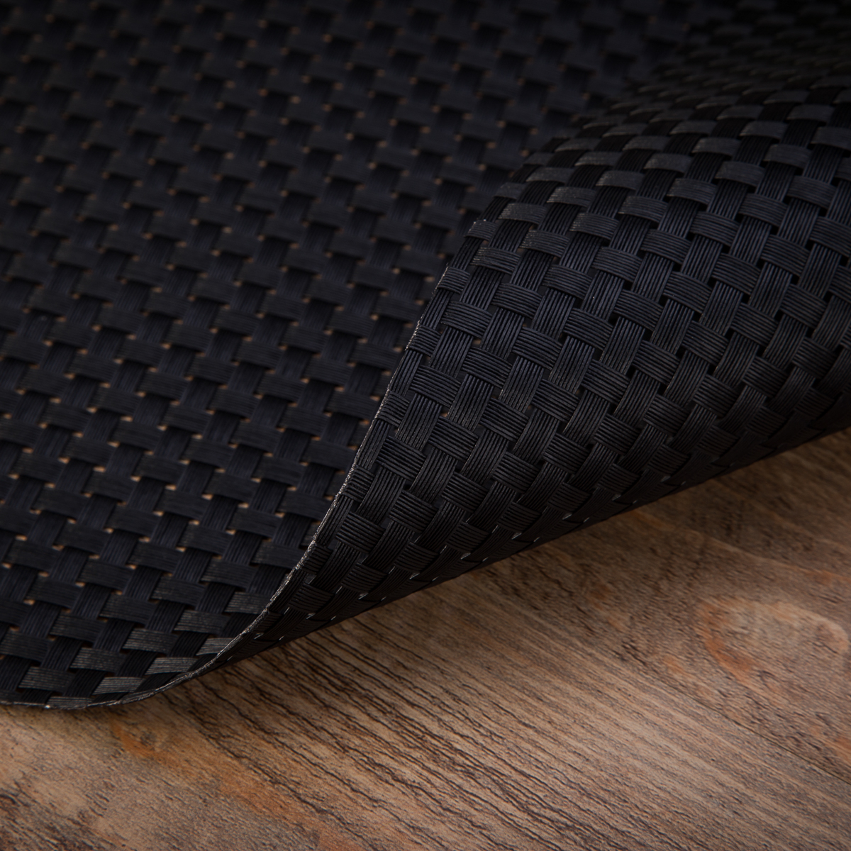 Heat Insulation Stainresistant Woven Vinyl Placemats 18" x 12" PVC