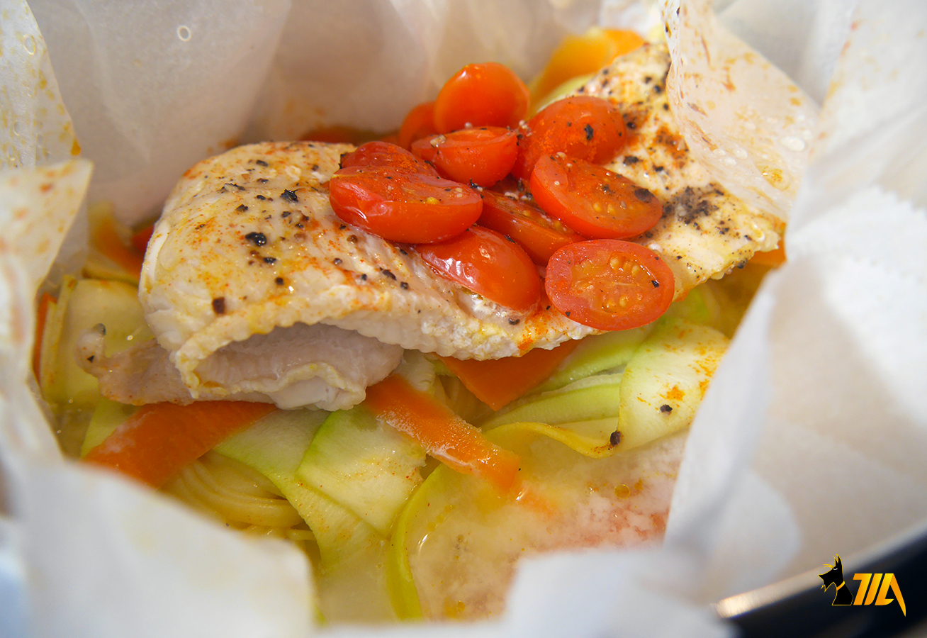 PAPILLOTE DE LOUP DE MER Cook Expert Magimix