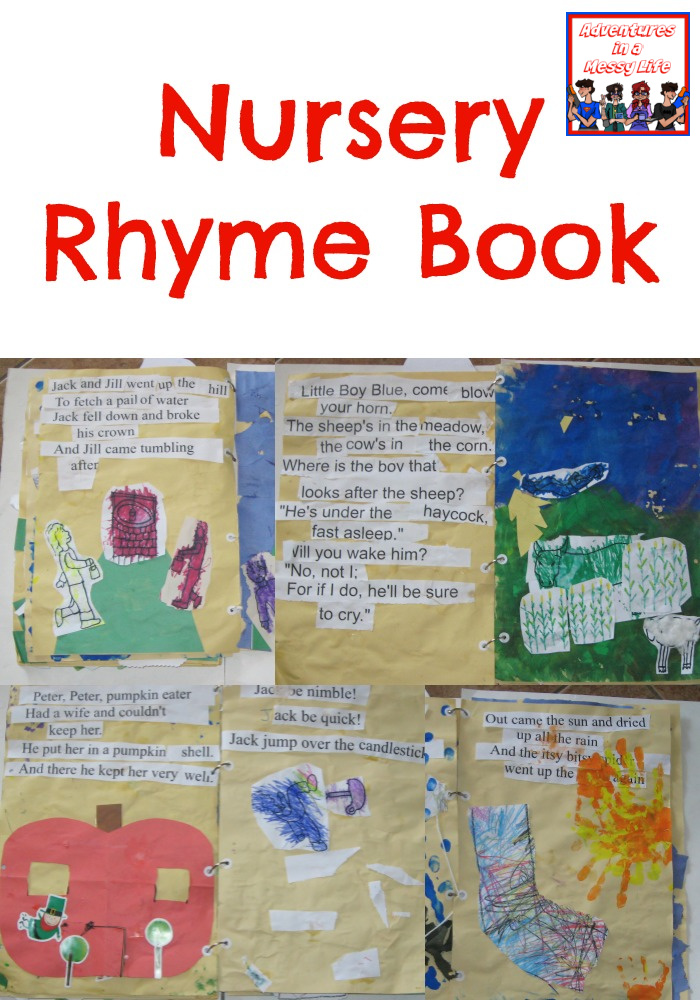 Nursery Rhyme Book for preschool and kindergarten interactive nursery